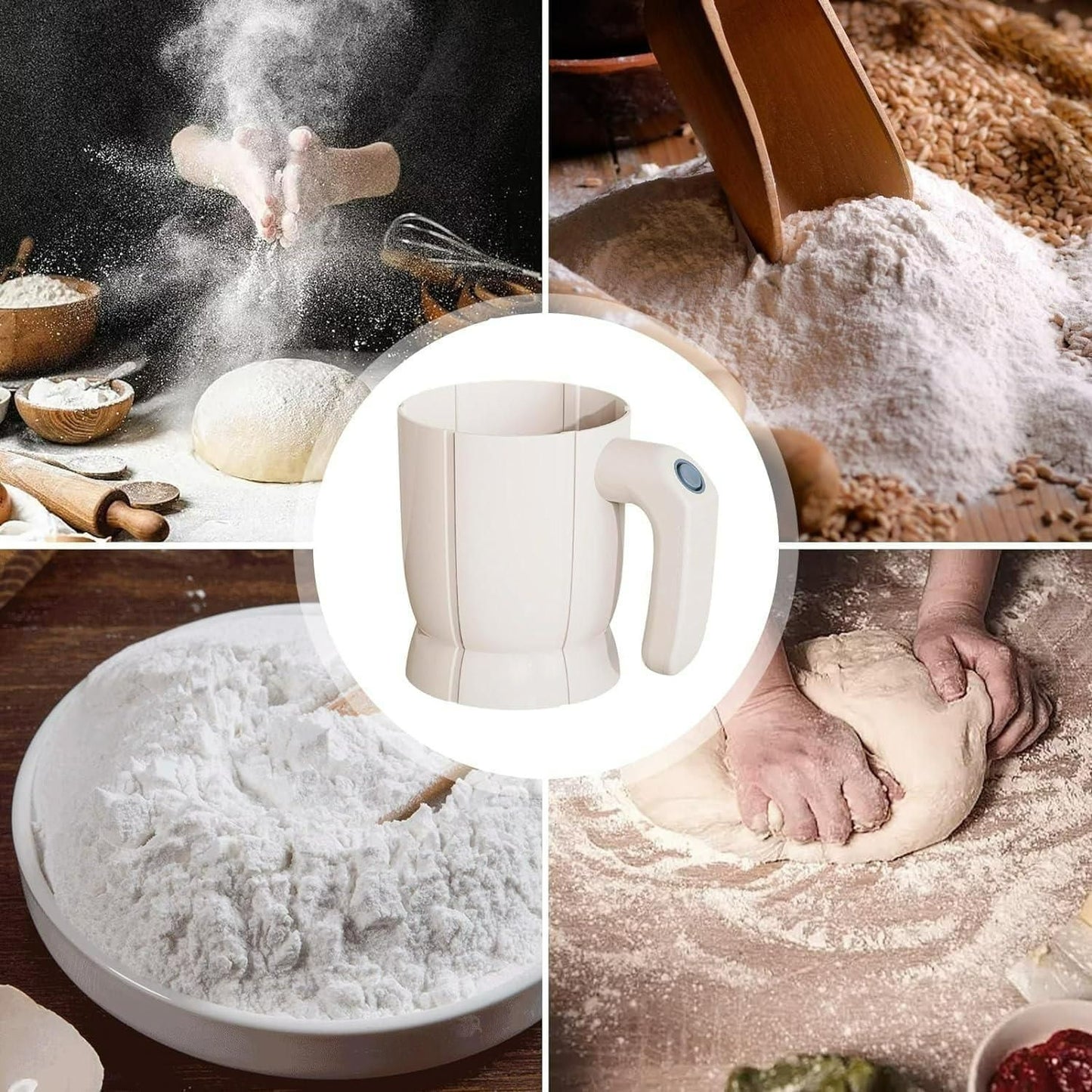 Battery Operated Electric Flour Sifter