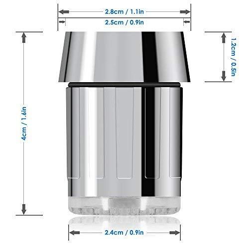 Color LED Light Changing Glow Sensor Water Faucet Tap